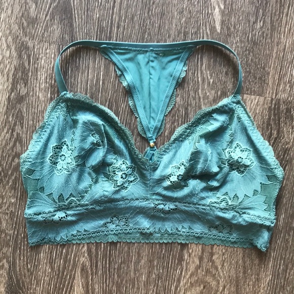 aerie Other - SOLD NWOT aerie Floral Lace Racer Back Bralette